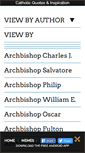 Mobile Screenshot of catholicquotes.org